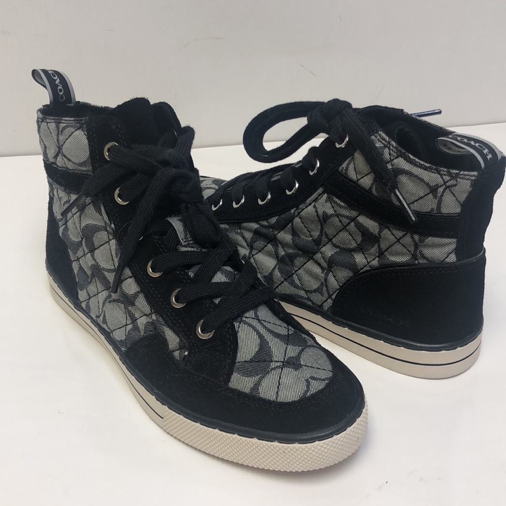 Coach Pita Sneakers Black 7.5M New